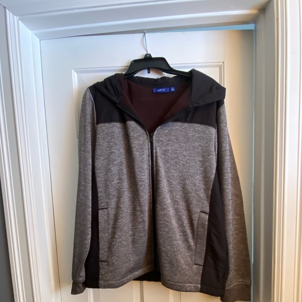 Apt 9 Hooded Zip, Light Jacket